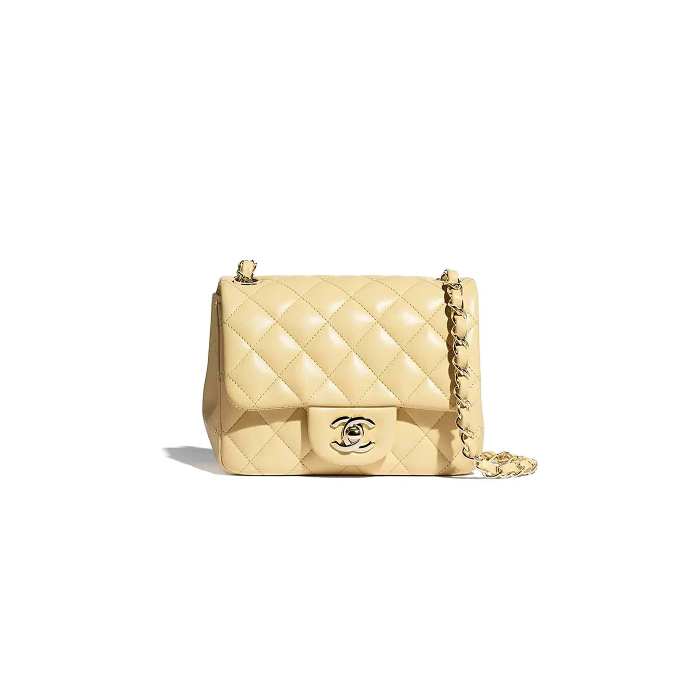 CHANEL CLASSIC FLAP CF LAMBSKIN SHOULDER BAG CROSSBODY BAG A35200 (17*13.5*8cm)